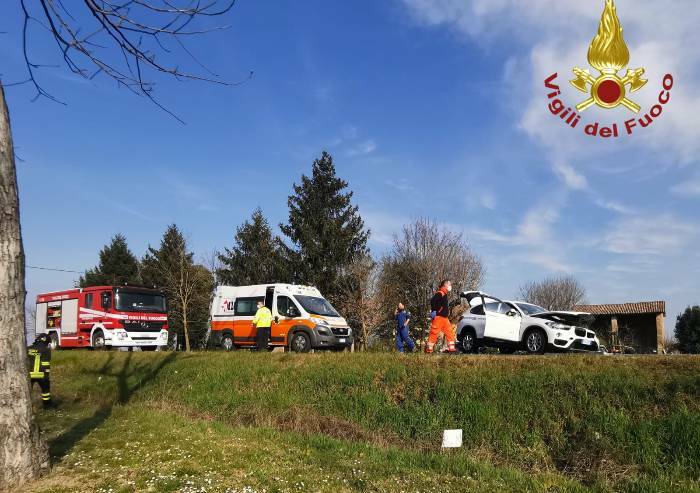 San Prospero: scontro sulla Canaletto, due feriti