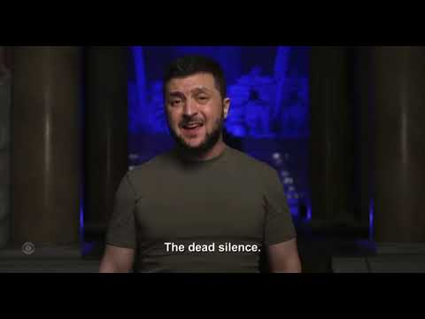 E Zelensky interviene anche ai Grammy Awards