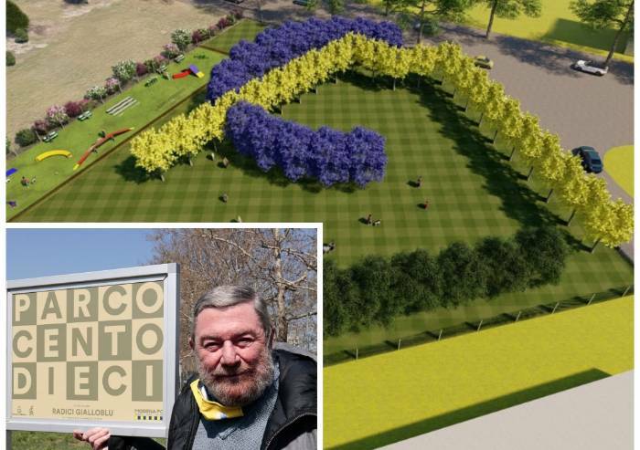 Il Modena calcio compie 110 anni e pianta 110 alberi gialloblù: oggi il primo