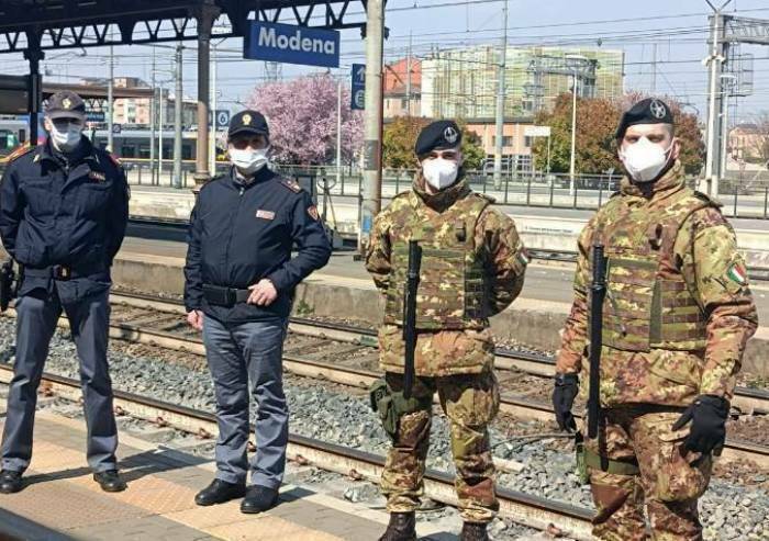 I Militari di 'Strade Sicure' rimangono in città, anche alla stazione ferroviaria