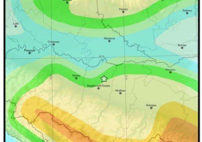 Terremoto nel Reggiano: scossa magnitudo 3.1 a Bagnolo in Piano
