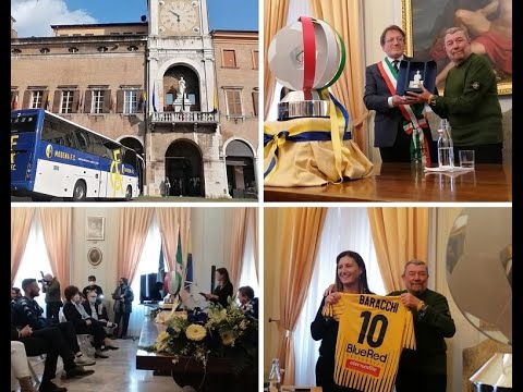 Modena calcio, festa-promozione anche in Municipio