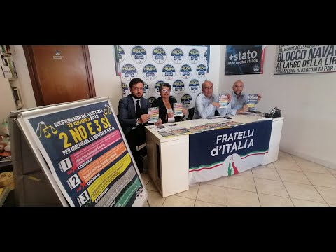 Referendum giustizia: per Fratelli d'Italia 2 no e 3 sì