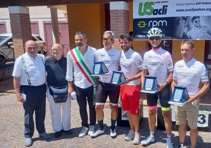 Campionato italiano giornalisti ciclisti: Giovanni Fantozzi è d'oro