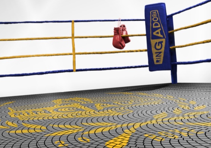 Modena, la boxe in piazza Matteotti con la Ring-Adora