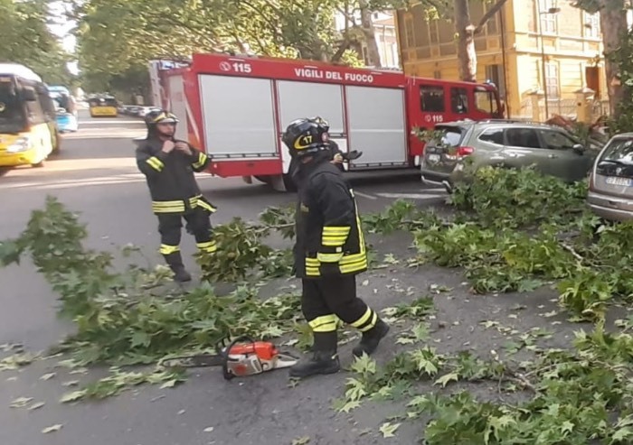 Maltempo e trombe d’aria in Emilia: a Piacenza i danni più gravi