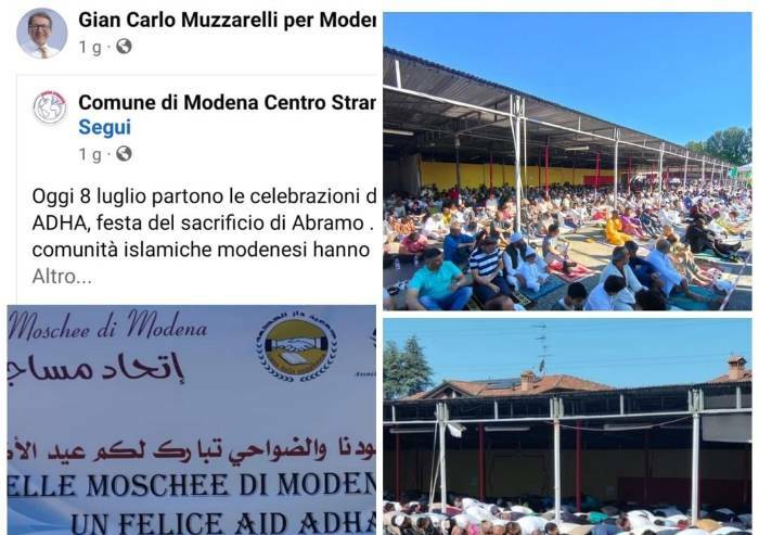 Muzzarelli elogia su Facebook la festa islamica senza donne: pioggia di critiche