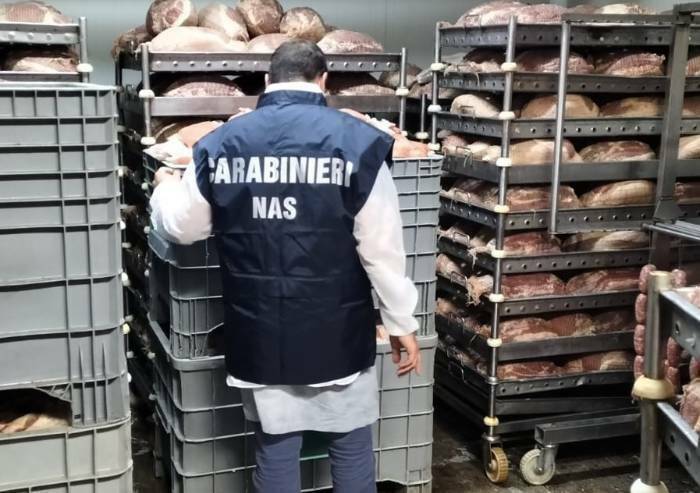 Carne senza tracciabilità e acetaia abusiva: ispezioni e multe Nas in prosciuttificio modenese
