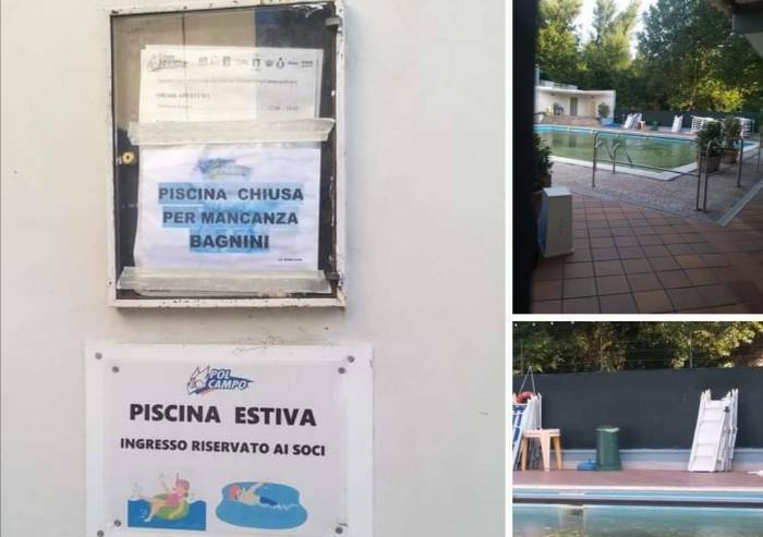 Campogalliano, piscina comunale chiusa: mancano i bagnini