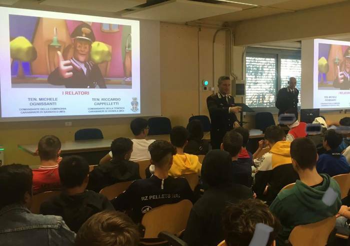 Cultura della legalità, carabinieri di nuovo nelle scuole nel modenese