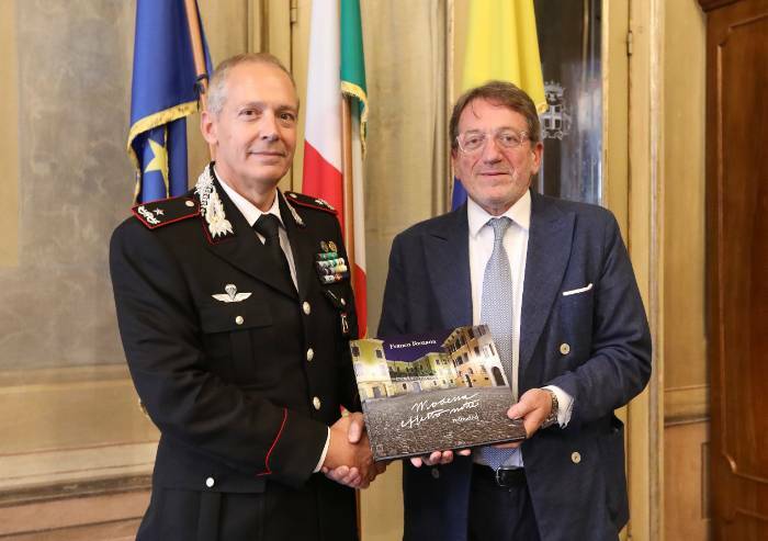 Carabinieri, il sindaco di Modena ha incontrato il generale Zuccher