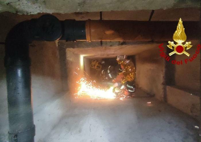 Cede la grata di un palazzo, donna di 69 anni precipita per sei metri