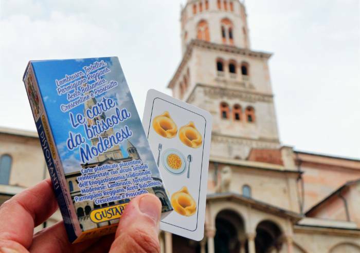 Tortellini al posto dei denari: le carte Gustabriscola fanno già tendenza