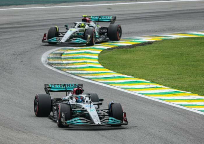 In Brasile vince Russell davanti a Hamilton, Ferrari terza e quarta