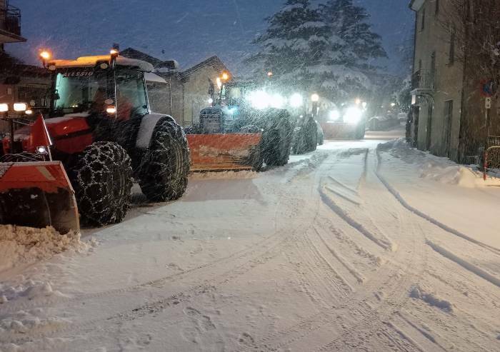 Modena, neve in Appennino: previste gelate