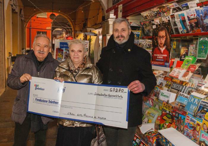 Campagna Telethon: a Modena raccolti 67.280 euro