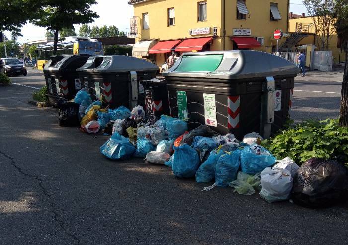 Emergenza rifiuti a Modena, sempre peggio: puzze e animali in strada