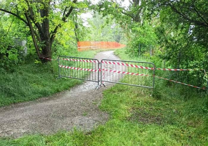 Piove, chiusi tutti i percorsi natura