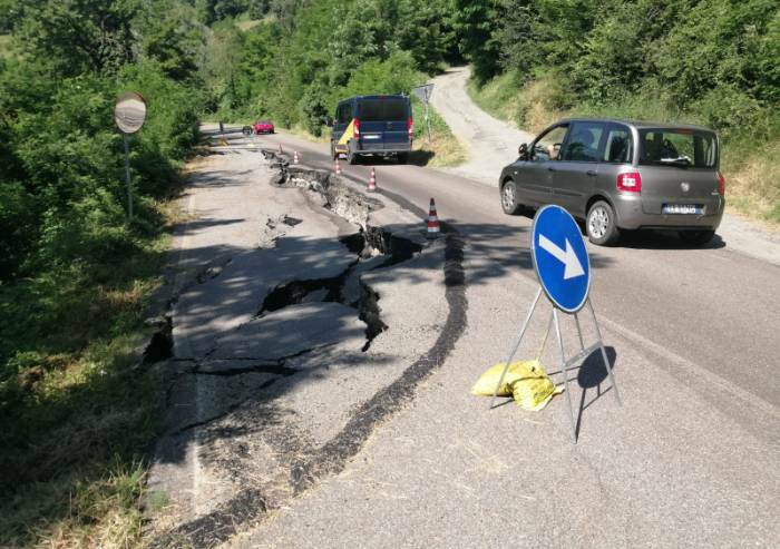 Frana di Vaglio a Lama Mocogno: situazione sempre critica