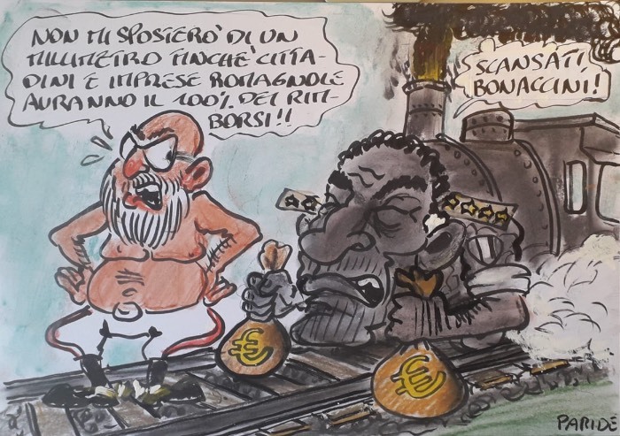 Bonaccini non si sposta di un millimetro