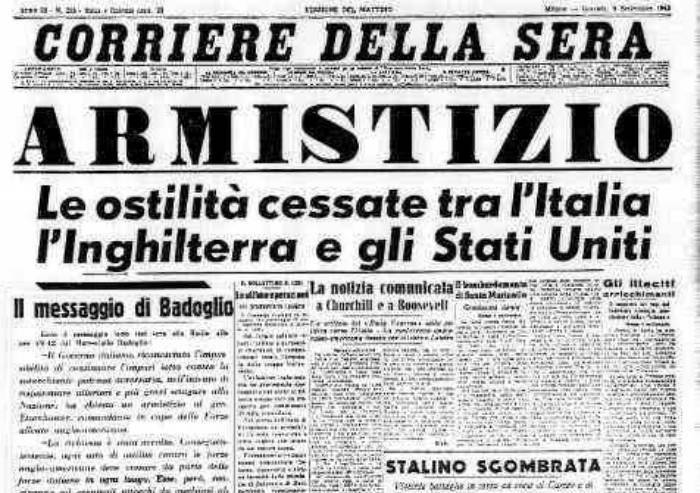Ottanta anni fa l'armistizio: era l'8 settembre 1943