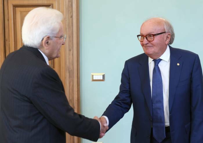 Modena, il presidente Anmil Zoello Forni ricevuto da Mattarella