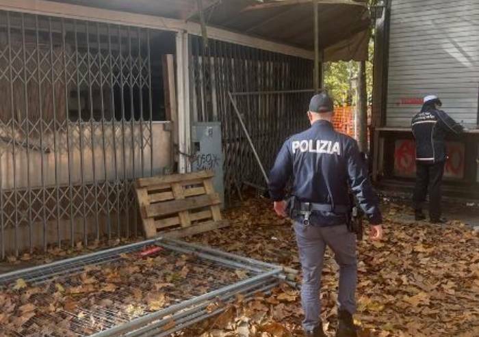 Modena, struttura occupata all'interno del Parco Pertini