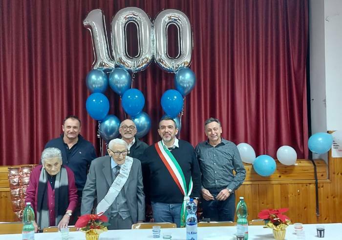 San Felice, festa per i 100 anni di Renzo Panza
