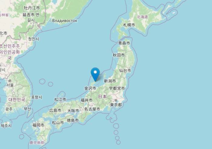 Terremoto 7.1 in Giappone: allerta tsunami