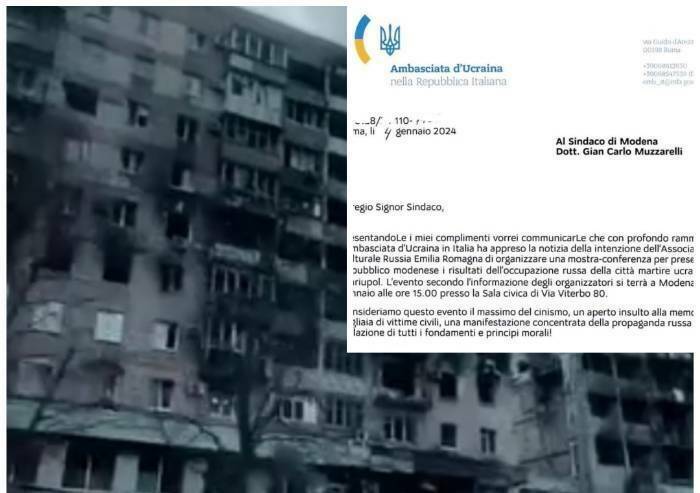 Conferenza su Mariupol, caso diplomatico, l'ambasciata scrive al sindaco: 'Non conceda la sala'