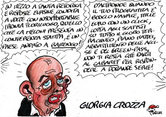 Meloni o Crozza: chi imita chi?