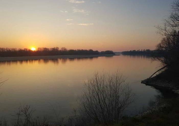 Il Po in aree golenali, previsioni di soglia 1