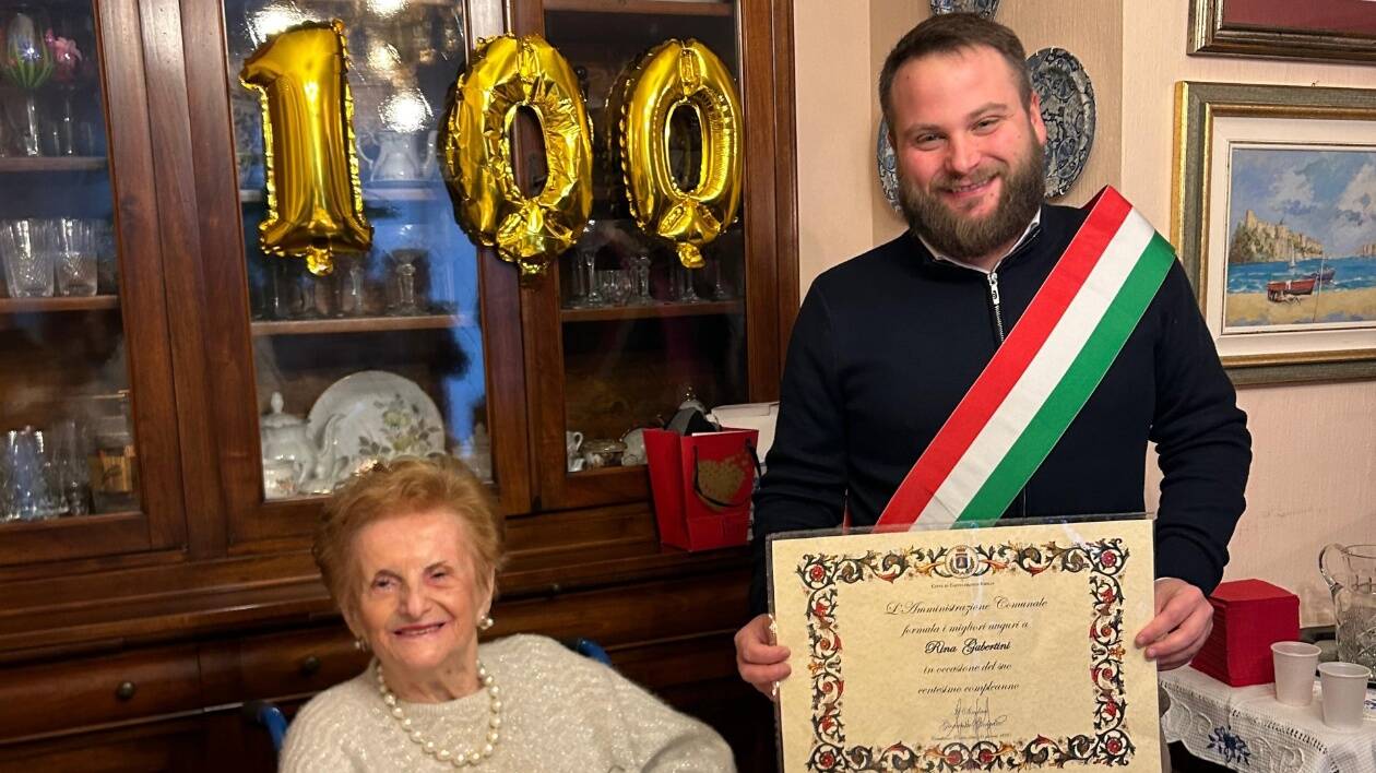 Castelfranco, festa per i 100 anni di Rina Gubertini