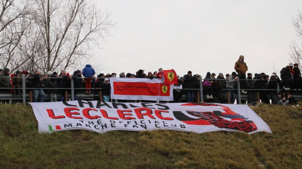 Fiorano, in migliaia per il primo giro della nuova Ferrari SF-25