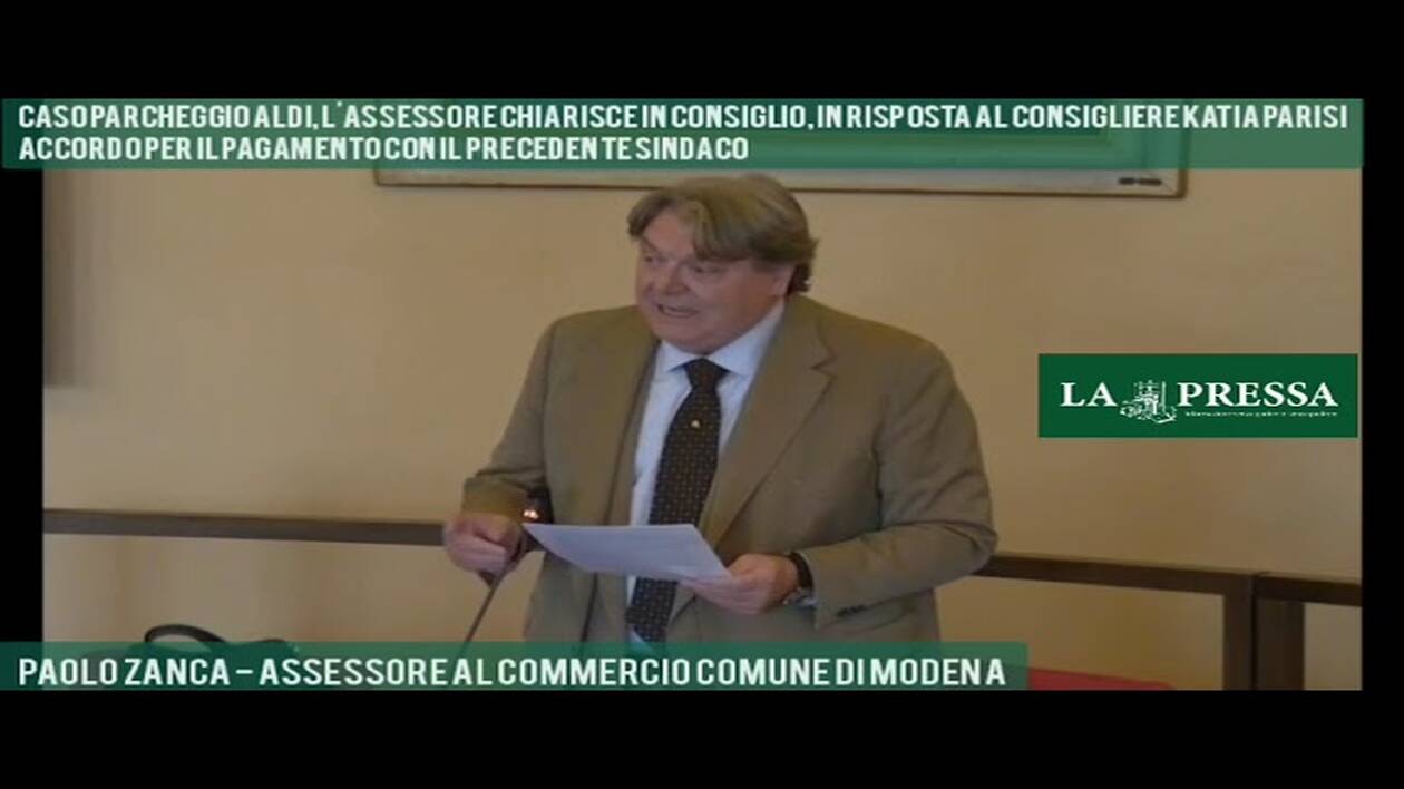 Caso Aldi, assessore Zanca in aula legge mail che 'incastrano' Muzzarelli