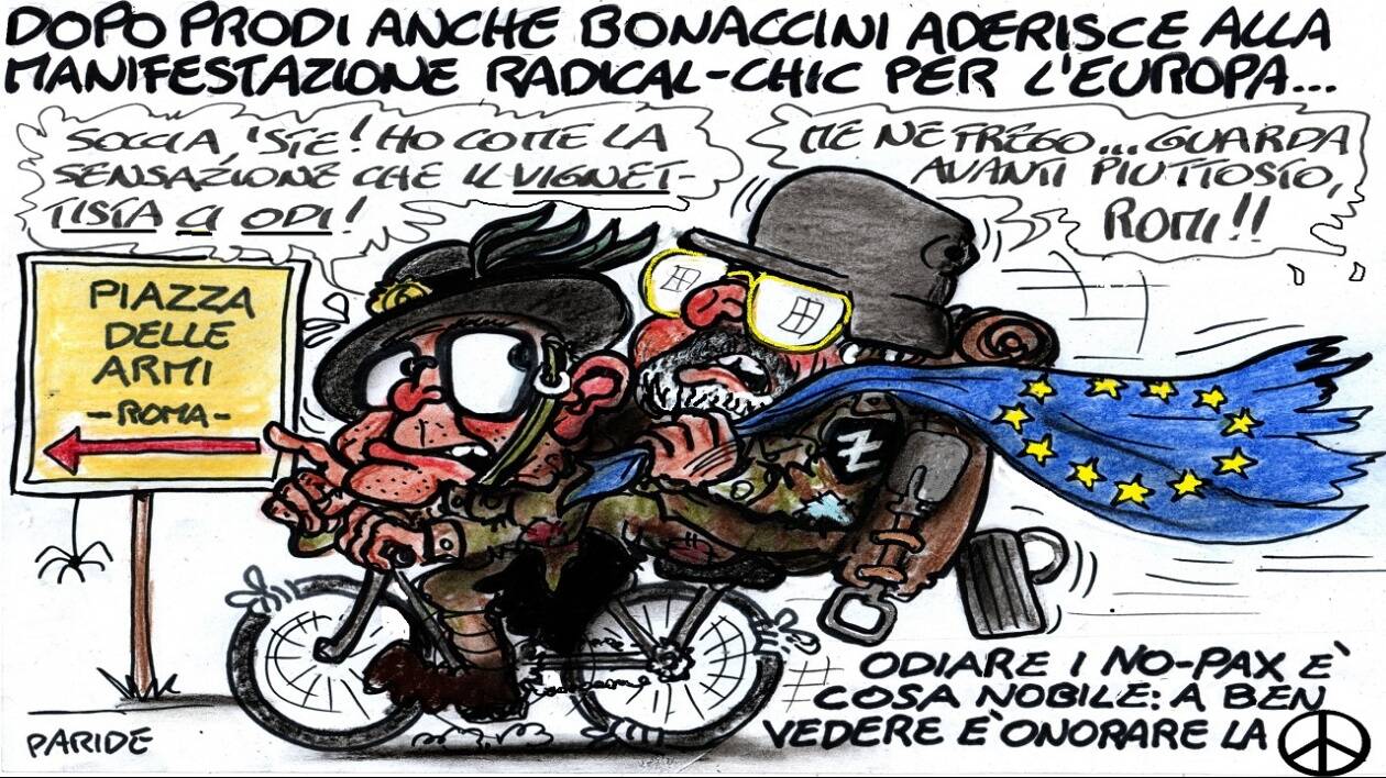 Bonaccini come Prodi: ecco i Dem no-Pax