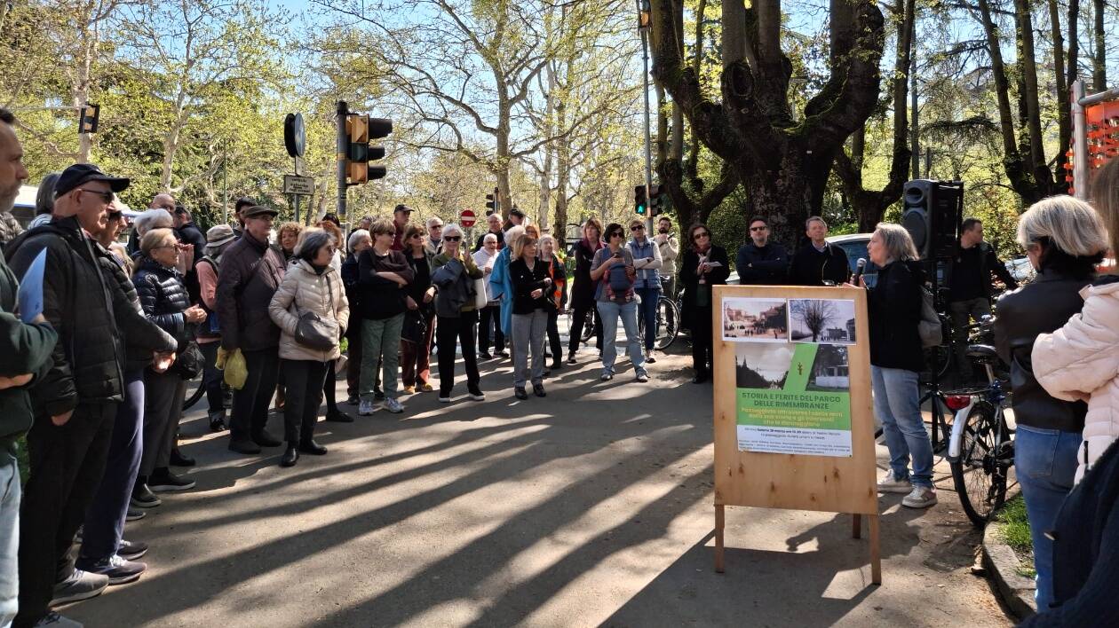 Parco della Rimembranza: tanti a manifestazione per tutelare il verde