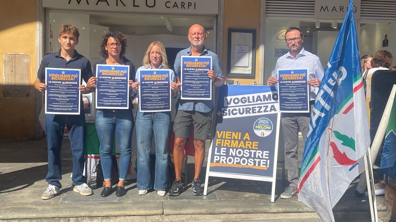 Sicurezza a Carpi: ecco le 10 proposte di Fratelli d'Italia, ricetta opposta a quella di Righi