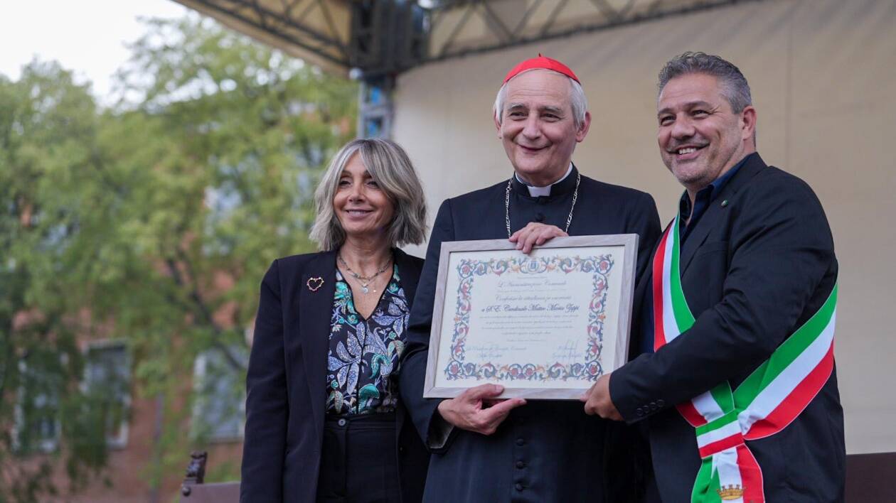 Castelfranco Emilia, conferita la cittadinanza onoraria al cardinale Zuppi