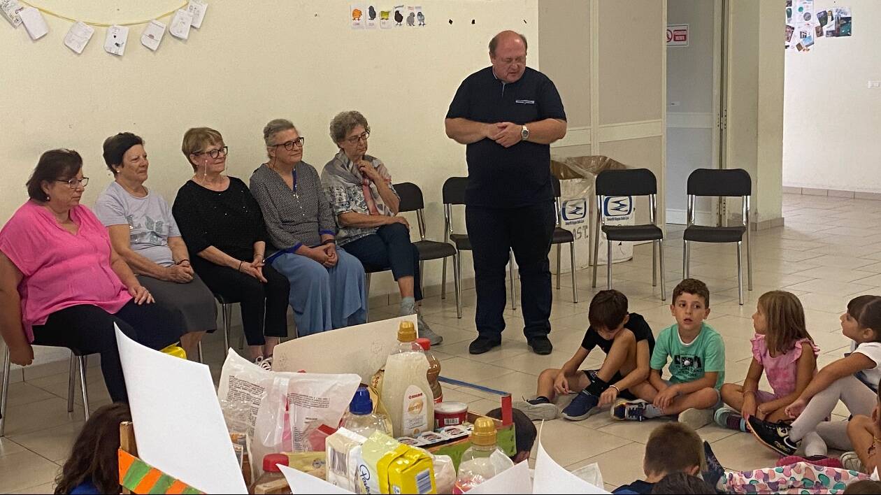 Bastiglia, ceste Caritas: la generosità dei bambini per chi ha bisogno