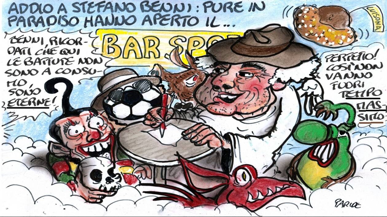 Addio Stefano Benni, in Paradiso apre il bar Sport