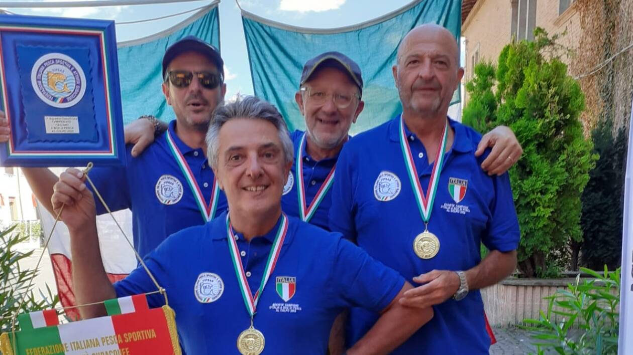 Nazionali di Pesca, il Bastiglia vince il campionato italiano