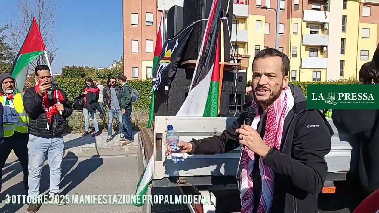 Modena, segretario Cgil capopopolo del corteo Pro-Pal: 'Blocchiamo la tangenziale'. E' il caos