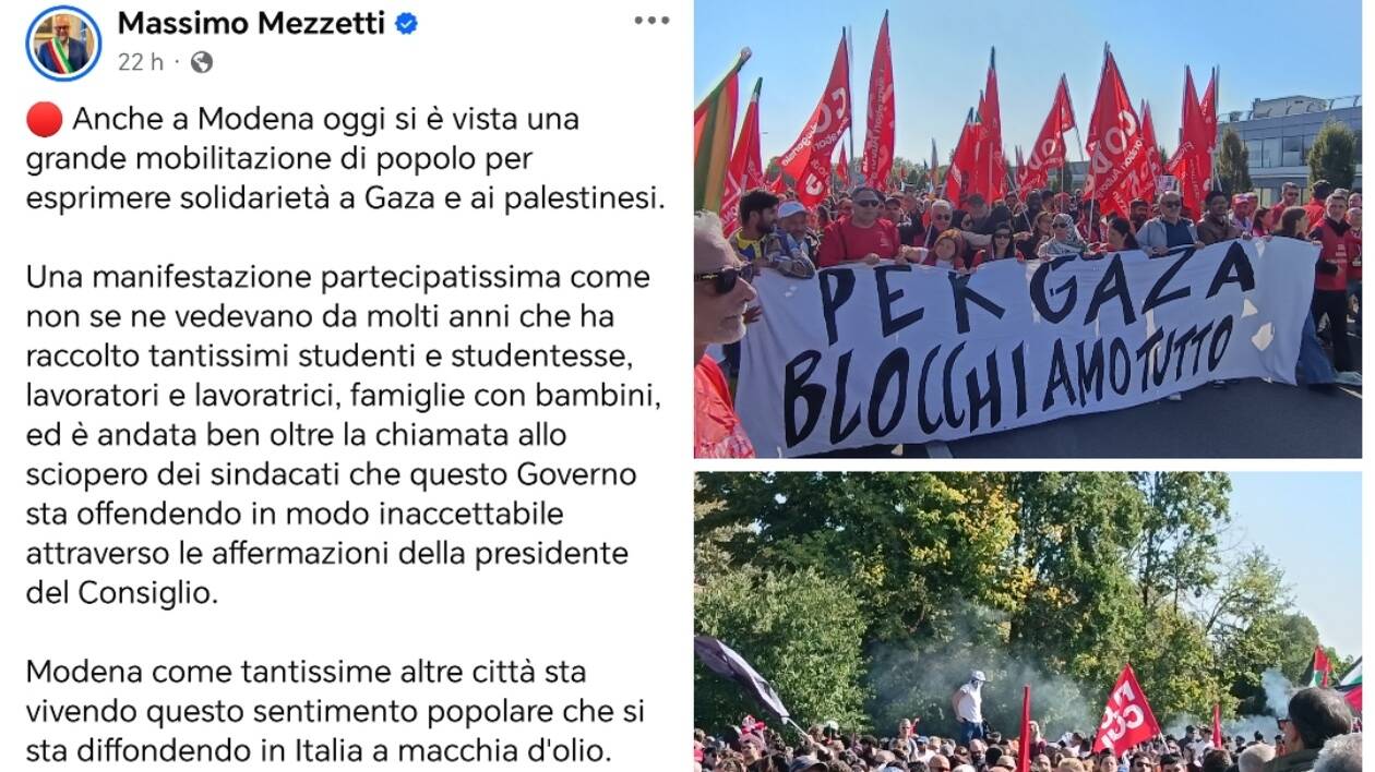 Il sindaco plaude alla manifestazione Pro-Pal, attacca la Meloni ma dimentica il blocco della tangenziale