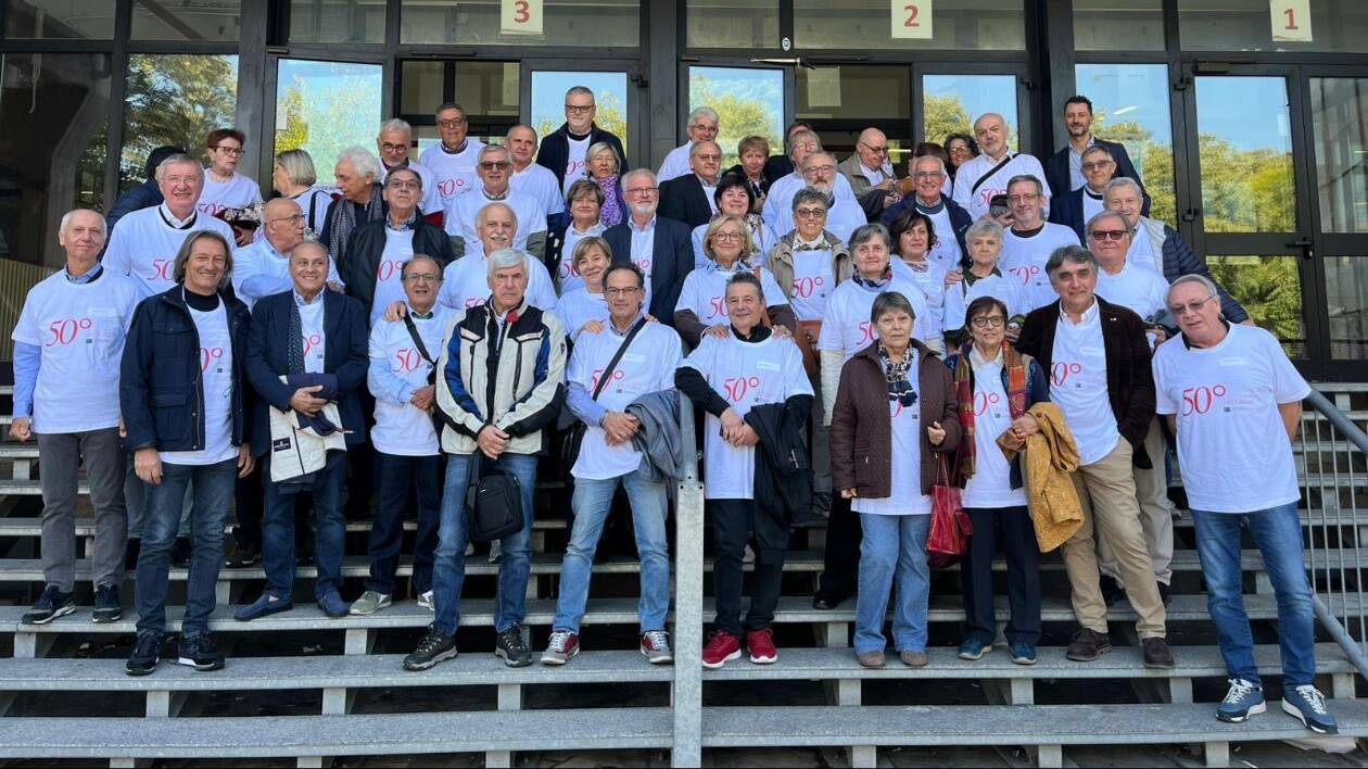 Si ritrovano a 50 anni dal diploma: festa al Fermi