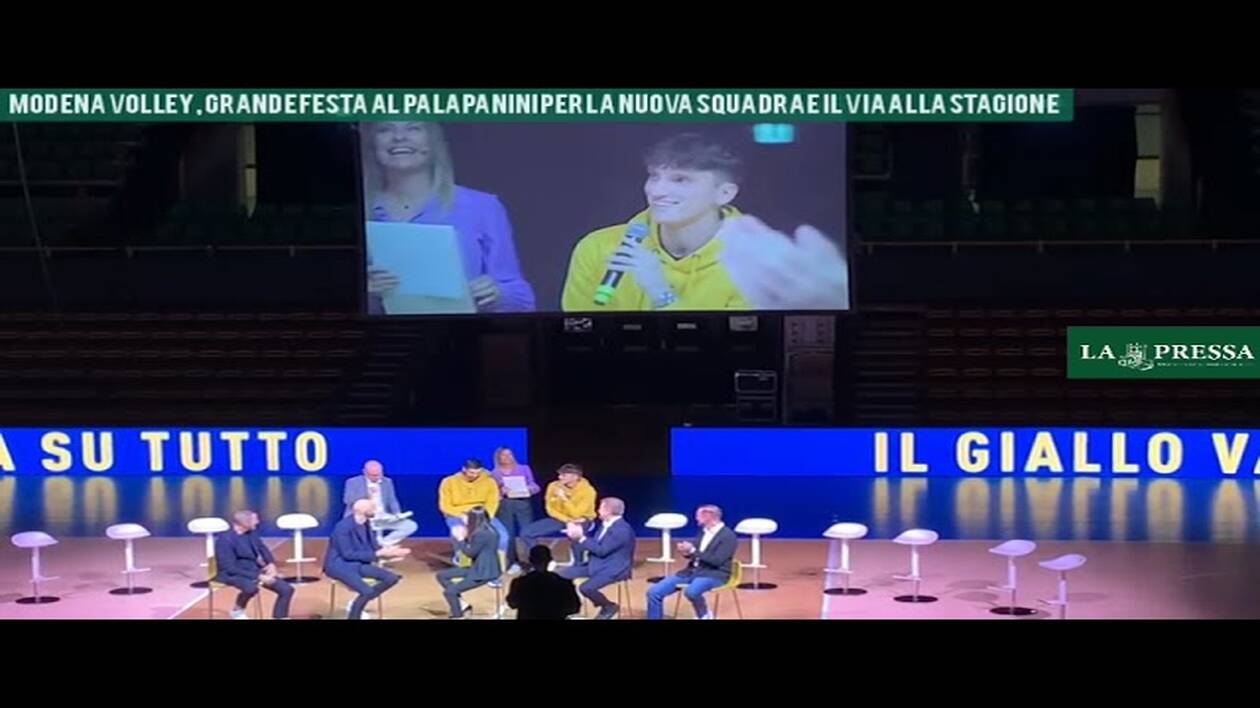 Modena Volley, grande festa al PalaPanini: la nuova stagione parte tra entusiasmo e ambizione