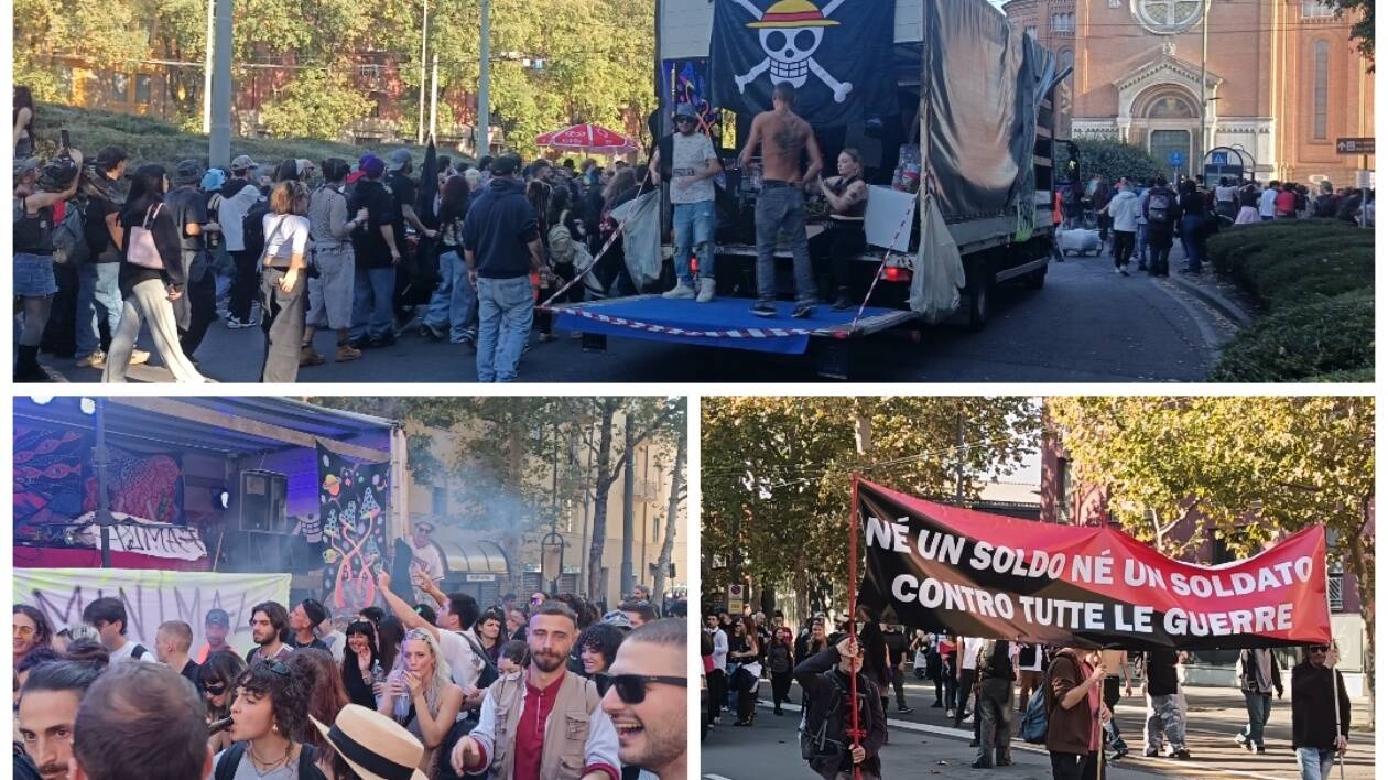 Modena, 4000 giovani alla 'Metti giù le armi Street Parade', viali intorno al centro come una barriera
