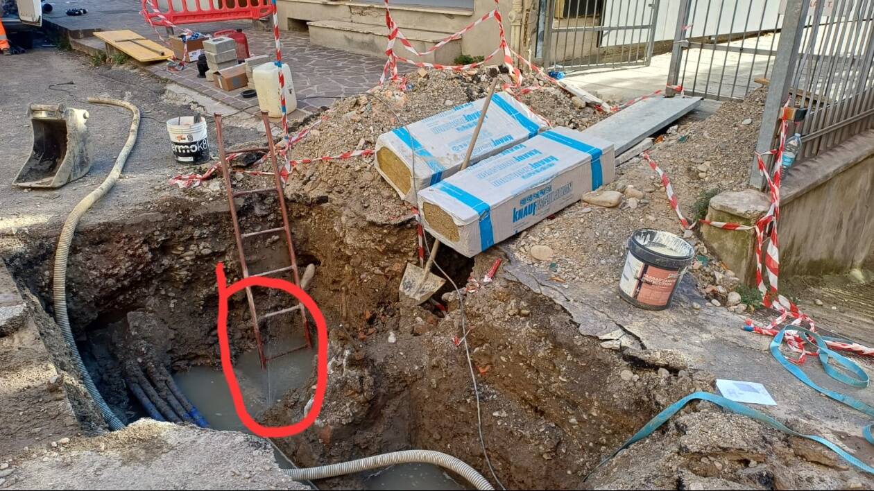 Modena, via Cardarelli: perdita d'acqua da mesi. Hera non risolve