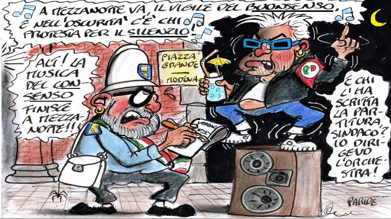 Mezzetti vs Muzzarelli: uno cerca di abbassare il volume e l’altro di riprendersi il microfono