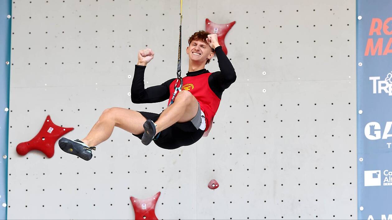Arrampicata: il modenese Francesco Ponzinibio Vice campione del mondo e detentore Coppa Europa Speed